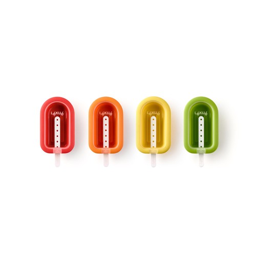 Lekue Stackable Ice Lolly Moulds Mixed