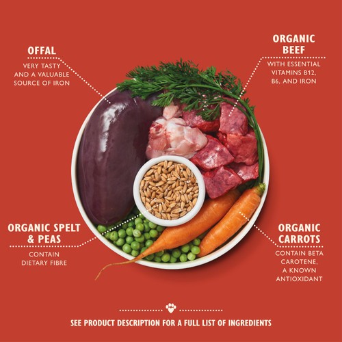 Lily's Kitchen Organic Beef & Spelt Supper for Dogs