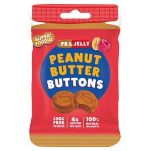 Superfoodio PB & Jelly Peanut Butter Buttons