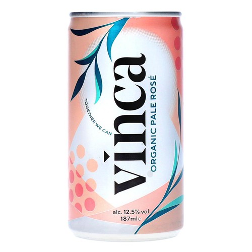 Vinca Rose Wine Can, 187ml