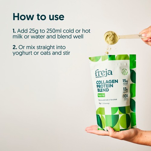 Freja Matcha Collagen Protein Blend