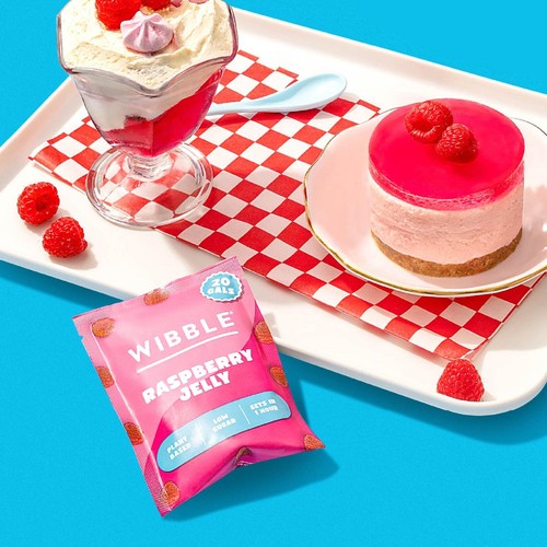 Wibble Plant-based Raspberry Jelly Crystals