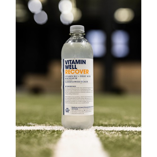 Vitamin Well Water Recover Elderflower & Peach