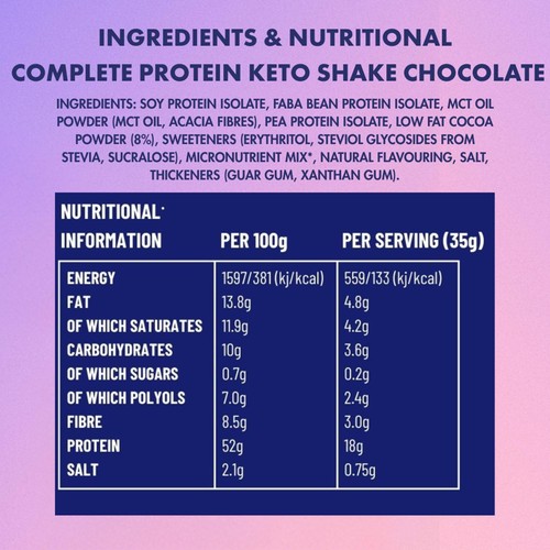 ADONiS Keto Protein Shake Chocolate