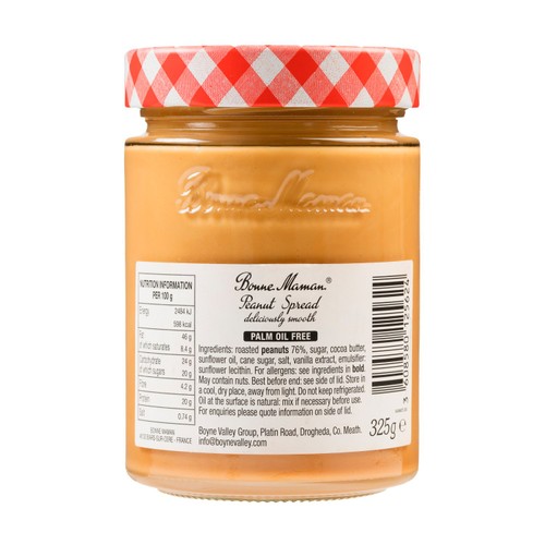Bonne Maman Smooth Peanut Spead