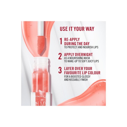 Rimmel Oh My Gloss! Lip Oil 001 Pink Flush