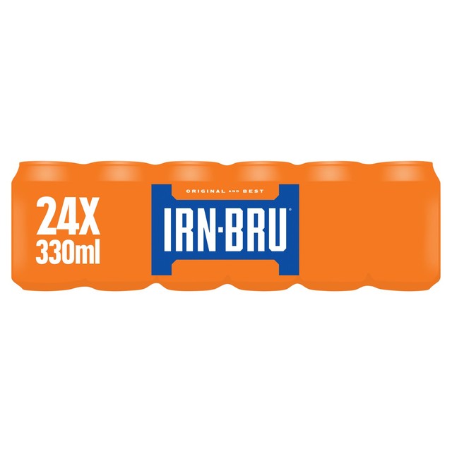 Irn-Bru Original Sparkling Flavoured Soft Drink 24 x 330ml