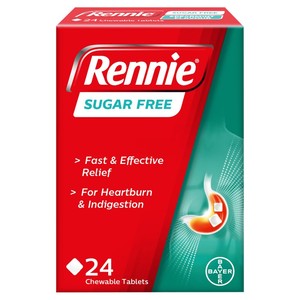 Rennie 750mg Medicated Peppermint Flavour Chewing Gum