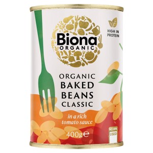Biona Organic Baked Beans in Rich Tomato Sauce