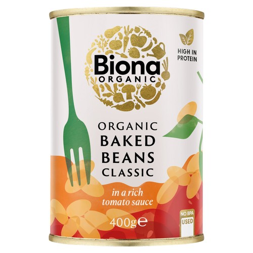 Biona Organic Baked Beans in Rich Tomato Sauce