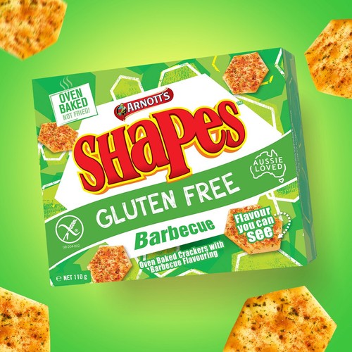 Arnotts Shapes Gluten Free BBQ