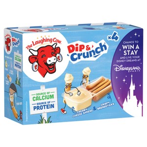 The Laughing Cow Original Dip & Crunch x4 140g