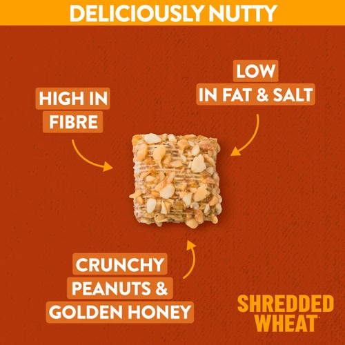 Shredded Wheat Bitesize Honey & Nut Cereal