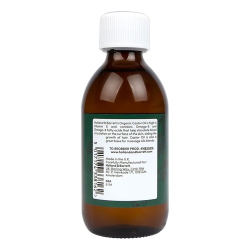 Holland & Barrett Cold-Pressed 100% Pure Organic Castor Oil