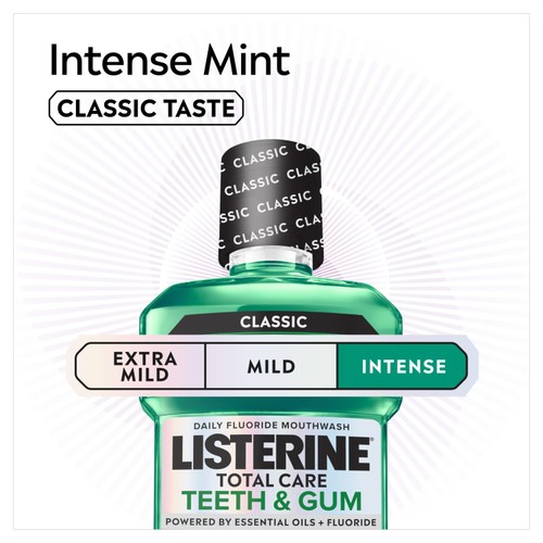 Listerine Total Care Teeth & Gum Intense Mint Classic Mouthwash