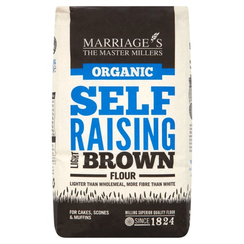 Marriage's Organic Light Brown Self Raising Flour