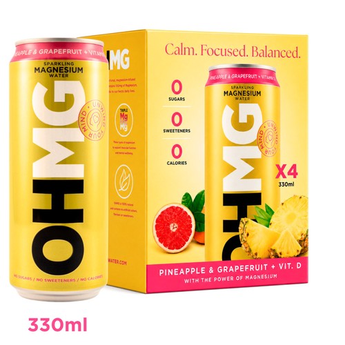 OHMG Pineapple & Grapefruit 4 Pack