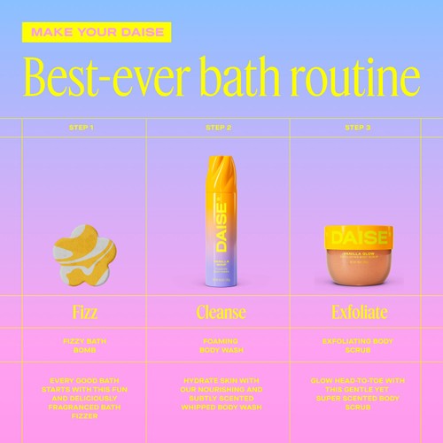 DAISE Soft Serve Bath Bomb in Vanilla Swirl