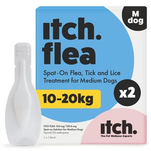 Itch Flea & Tick Treatment for Medium Dogs (10-20kg)