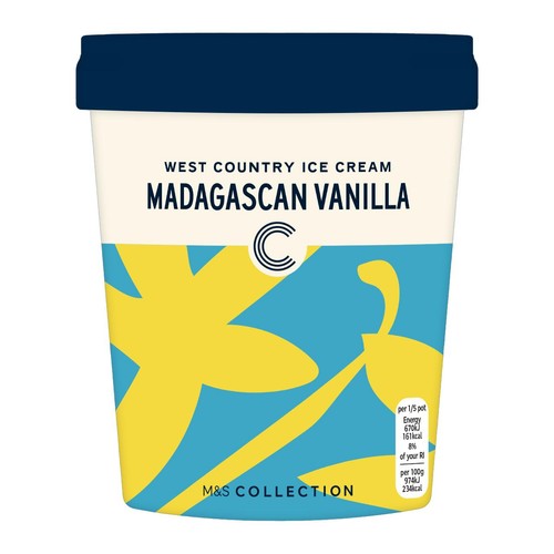 M&S Collection West Country Madagascan Vanilla Ice Cream