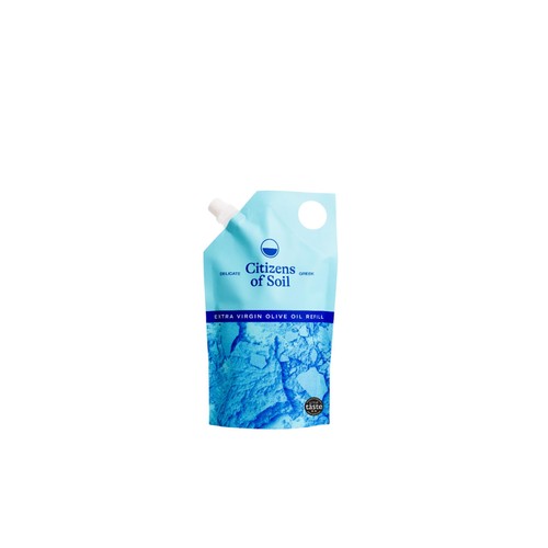 Citizens of Soil Organic Greek Extra Virgin Olive Oil Refill 