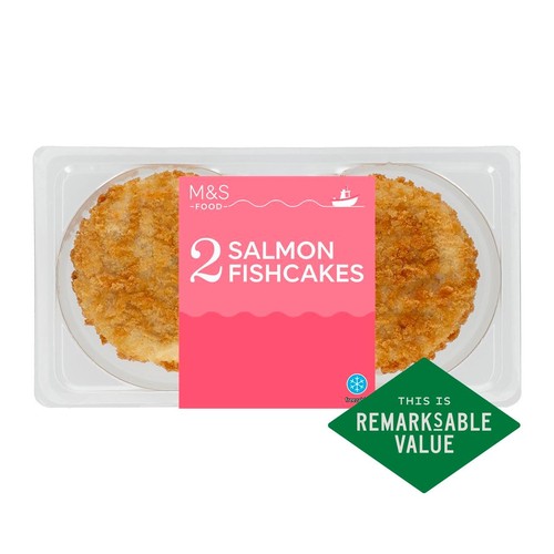 M&S 2 Salmon Fishcakes