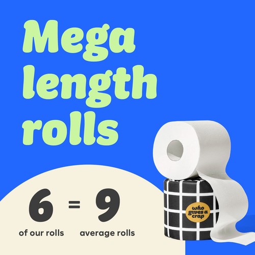 Who Gives A Crap Extra Soft Mega Rolls