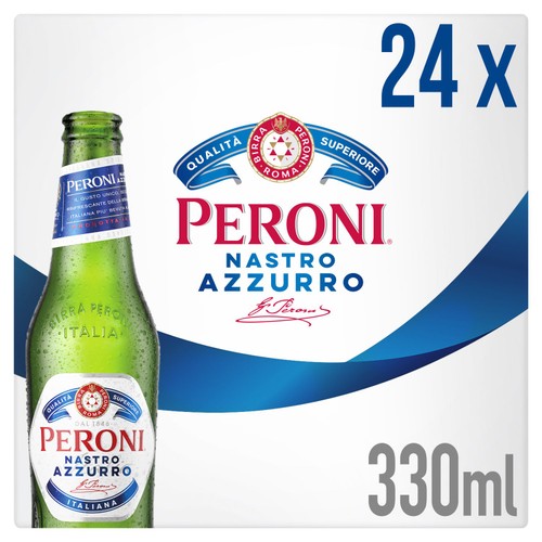 Peroni Nastro Azzurro Beer Lager Bottles