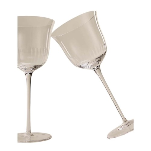 M&S Set of 4 Delphine White Wine Glasses, Clear