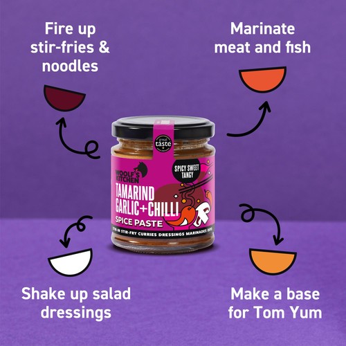 Woolf's Kitchen Tamarind, Garlic + Chilli Spice Paste