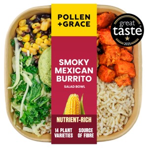 Pollen + Grace Mexican Smoky Chipotle & Black Bean Burrito Bowl 275g