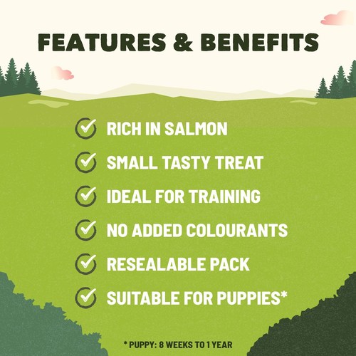 Adventuros Training Treats Rich in Salmon