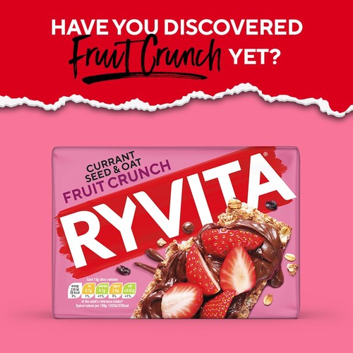 Ryvita Crispbread Cracked Black Pepper Crackers