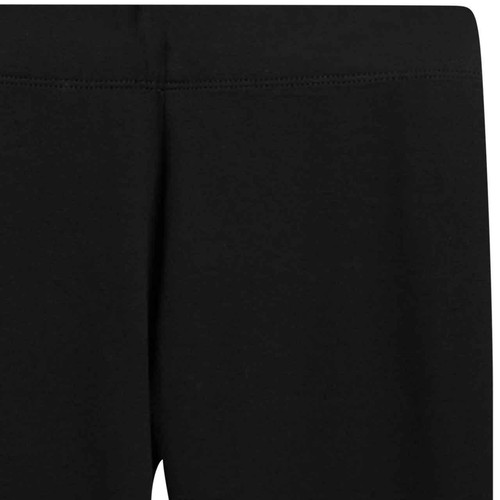 M&S Girls Cotton Rich Plain Leggings 8-9 Years Black