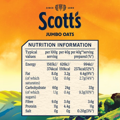Scott's Porage Old Fashioned Porridge Cereal Oats