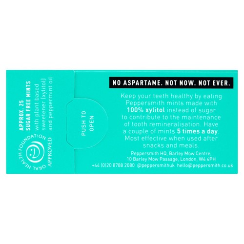 Peppersmith Sugar Free Peppermint Dental Mints