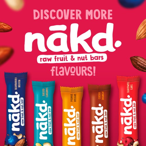 nakd. Berry Delight Fruit & Nut Bars Multipack
