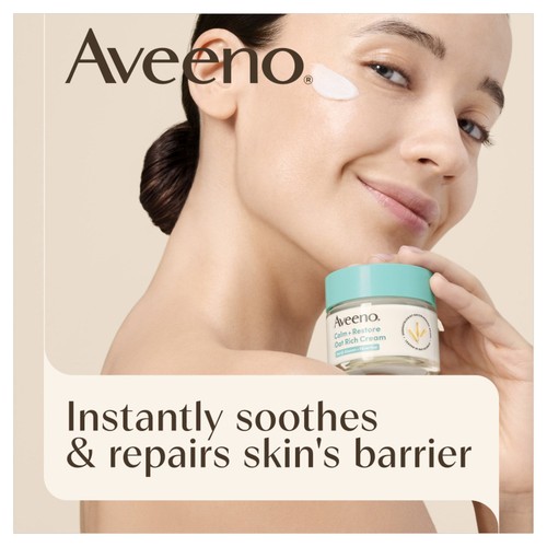 Aveeno Face Calm + Restore Triple Hydration Oat Cream