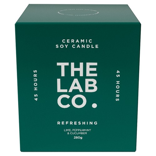 The Lab Co. Refreshing Ceramic Boxed Candle