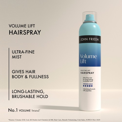 John Frieda Volume Lift Hold The Lift Hairspray