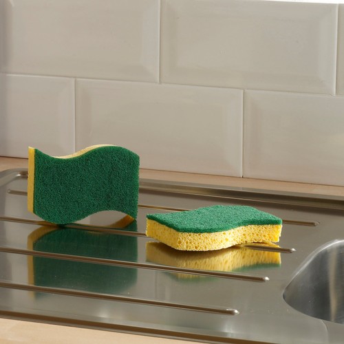 Spontex Heavy Duty Sponge Scourers Super Absorbent