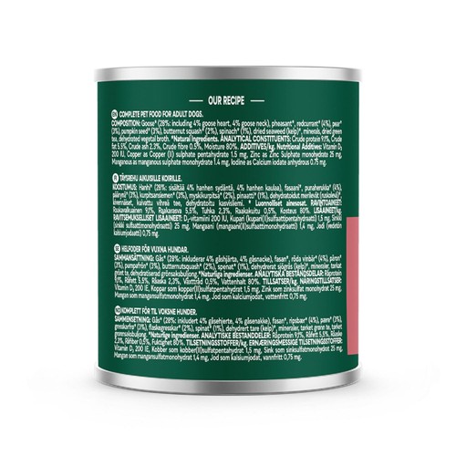 Natures Menu Country Hunter Pheasant & Goose Wet Dog Food Cans