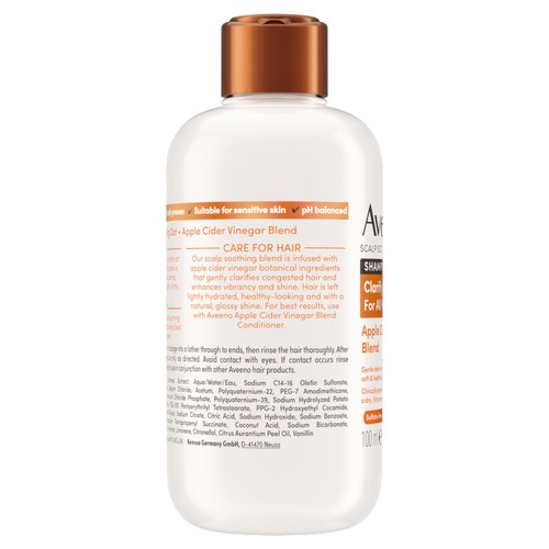 Aveeno Clarify & Shine Apple Cider Vinegar Shampoo for All Hair Types