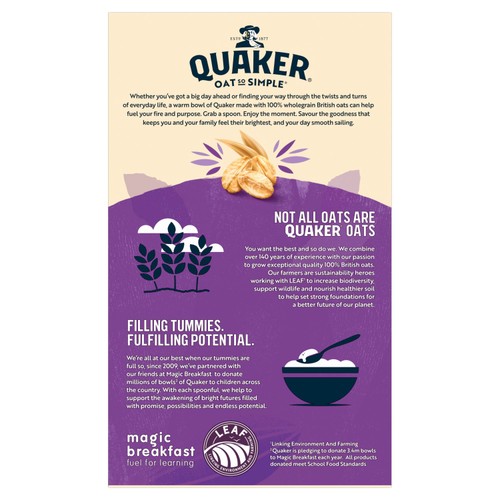 Quaker Oat So Simple Sultanas & Raisins Fruit Porridge Sachets Cereal