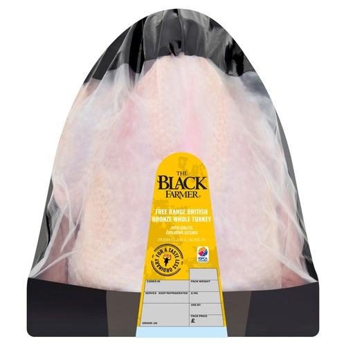 The Black Farmer Free Range Bronze Whole Turkey