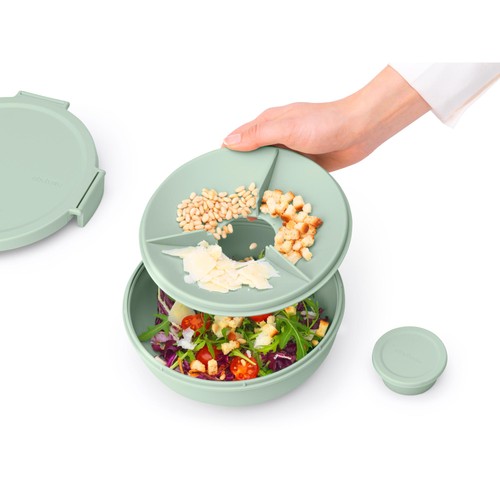 Brabantia Make & Take Salad Bowl 1.3L Jade Green