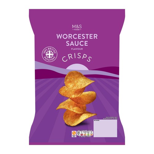 M&S Worcester Sauce Crisps