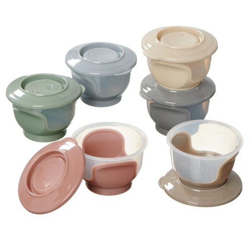 Vital Baby Nourish Store & Wean Pots, Small 60ml 6pk - natural