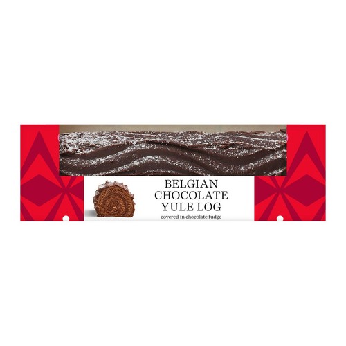 M&S Belgian Chocolate Yule Log