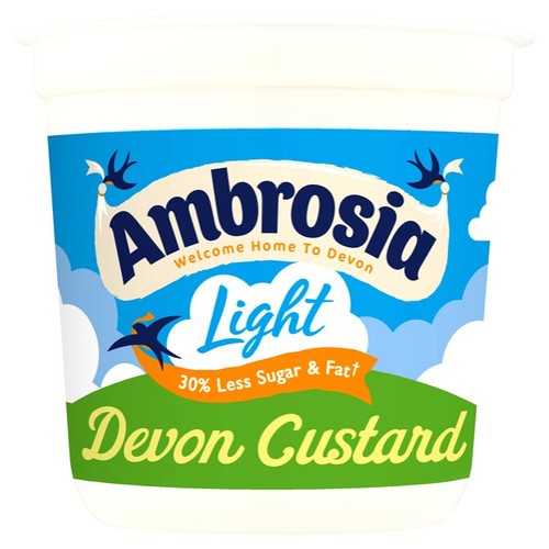 Ambrosia Low Fat Custard Dessert Snack Pot